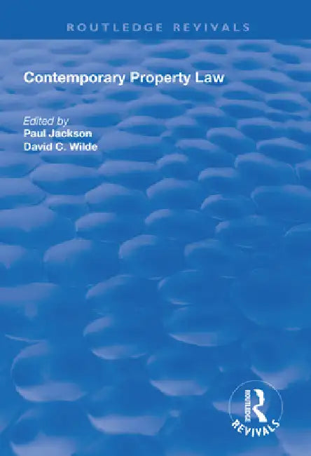 Contemporary Property Law by Paul Jackson