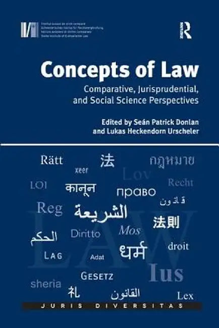 Concepts of Law: Comparative, Jurisprudential, and Social Science Perspectives by Lukas Heckendo Urscheler