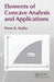 Elements of Concave Analysis and Applications by Prem K. Kythe