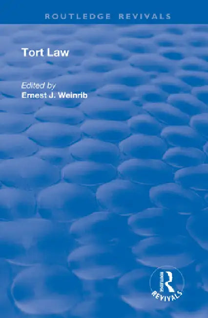 Tort Law by Weinrib Ernest J.