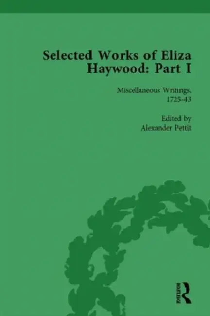 Selected Works of Eliza Haywood, Part I  by Alex Pettit