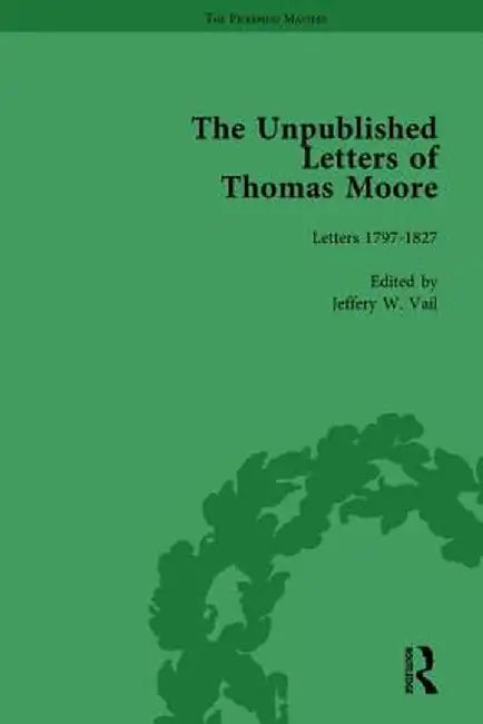 The Unpublished Letters of Thomas Moore Vol 1 by Jeffery W Vail
