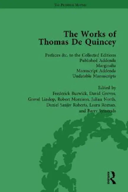 The Works of Thomas de Quincey, Part III0 by Grevel Lindop
