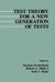 Test Theory for A New Generation of Tests by Norman Frederiksen