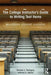 The College Instructor's Guide to Writing Test Items: Measuring Student Learning by Michael Rodriguez
