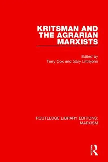 Kritsman and the Agrarian Marxists by Terry Cox