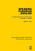 Speaking Canadian English: An Informal Account of the English Language in Canada by Mark M. Orkin