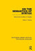 On the Semantics of Syntax: Mood and Condition in English by Eirian Davies