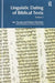 Linguistic Dating of Biblical Texts by Ian Young