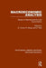 Macroeconomic Analysis: Essays in Macroeconomics and Econometrics by David Currie