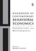 Handbook of Contemporary Behavioral Economics: Foundations and Developments by Morris Altman