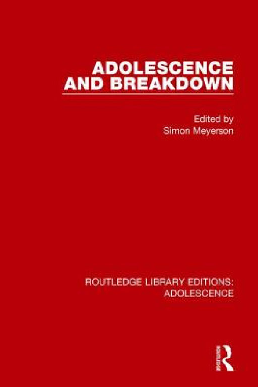 Adolescence and Breakdown by Simon Meyerson