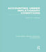 Accounting Under Inflationary Conditions (Rle Accounting) by Patrick Kirkman