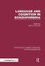 Language and Cognition in Schizophrenia (PLE: Psycholinguistics) by Steven Schwartz