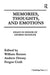 Memories, Thoughts, and Emotions: Essays in Honor of George Mandler by William Kessen