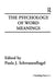The Psychology of Word Meanings by Paula J. Schwanenflugel