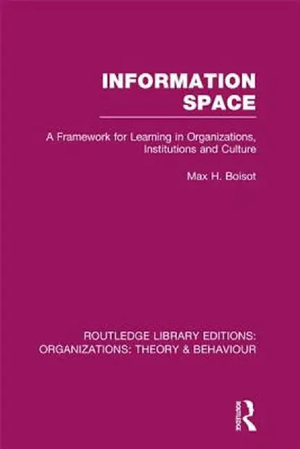 Information Space (Rle: Organizations) by Max Boisot