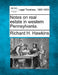 Notes on Real Estate in Western Pennsylvania. by Richard H. Hawkins