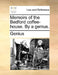 Memoirs of the Bedford Coffee-House. by a Genius. by Genius