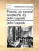 Poems, on Several Occasions, by John Lapraik. by John Lapraik