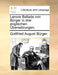 Lenore Ballade Von Burger in Drei Englischen Ubersetzungen. by Gottfried August Burger