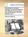 Discourses on Several Subjects. by Samuel Seabury, D.D. Bishop of Connecticut and Rhode-Island. Vol. I[-II]. Volume 1 of 2 by Samuel Seabury