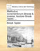 Methodus Incrementorum Directa & Inversa. Auctore Brook Taylor, ... by Brook Taylor