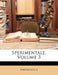 Sperimentale; Volume 3 by Anonymous