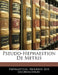 Pseudo-Hephaestion de Metris by Hephaestion, Heinrich Zur Jacobsmuehlen