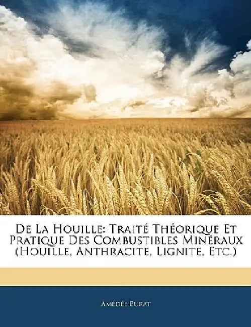 De La Houille: Traité Théorique Et Pratique Des Combustibles Minéraux (Houille, Anthracite, Lignite, Etc.) by Amédée Burat