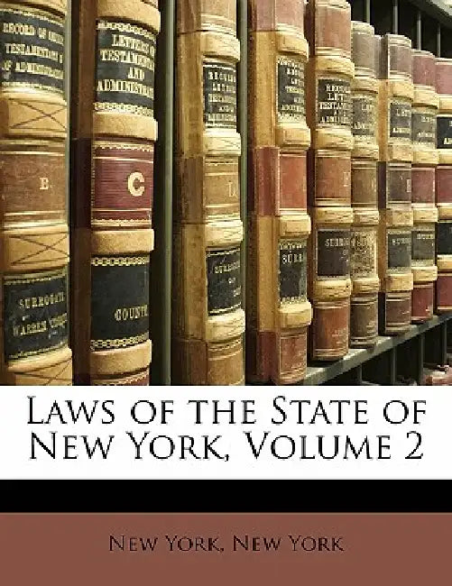 Laws of the State of New York, Volume 2 by New York, New York (State) Legislative Bill Draft