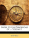 Index to the Periodicals of ...; Volume 1 by Anonymous
