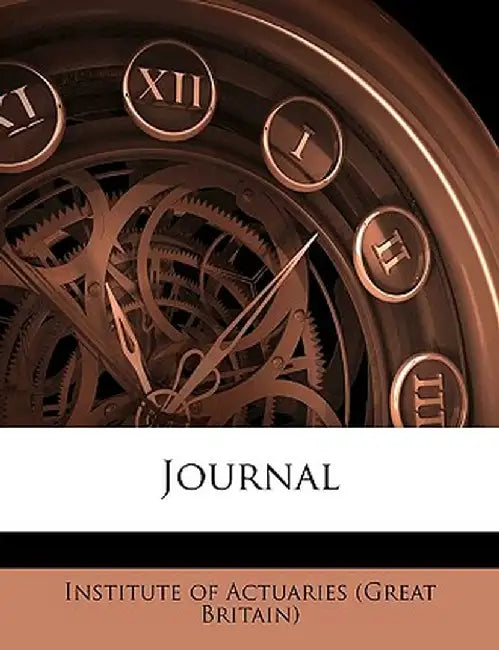 Journal Volume Index 01-40 by Great Britain Institute of Actuaries