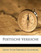 Poetische Versuche by Georg Peter Friedrich Oldenburg