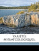 Vari T S Myrm Cologiques. by A. Forel