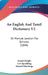 An English And Tamil Dictionary V2: Or Manual Lexicon For Schools (1844) by Joseph Knight, Levi Spaulding, Samuel Hutchings