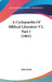 A Cyclopaedia Of Biblical Literature V2, Part 1 (1861) by John Kitto
