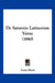 De Saturnio Latinorum Versu (1880) by Louis Havet