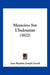Memoires Sur L'Indoustan (1822) by Jean Baptiste Joseph Gentil