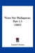 Notes Sur Madagascar, Part 1-3 (1883) by Laurent Cremazy