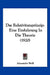 Das Relativitatsprinzip: Eine Einfuhrung In Die Theorie (1920) by Alexander Brill