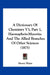A Dictionary Of Chemistry V3, Part 1, Haemaphein-Mysorin: And The Allied Branches Of Other Sciences (1875) by Henry Watts