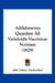 Addidamenta Quaedam Ad Varioloidis Vaccinicae Notitiam (1829) by Julio Valent Tischendorf