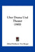Uber Drama Und Theater (1900) by Alfred Freiherrn Von Berger