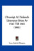 Ofversigt Af Finlands Litteratur Ifran Ar 1542 Till 1863 (1861) by Sven Gabriel Elmgren