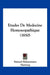 Etudes De Medecine Homoeopathique (1850) by Samuel Hahnemann, Hartung, Schlesinger-Rahier