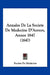Annales De La Societe De Medecine D'Anvers, Annee 1847 (1847) by Societe de Medecine