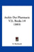 Archiv Der Pharmacie V21, Books 1-9 (1883) by E. Reichardt