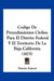 Codigo De Procedimientos Civiles: Para El Distrito Federal Y El Territorio De La Baja California (1875) by Distrito Federal