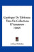 Catalogue De Tableaux: Tires De Collections D'Amateurs (1860) by J Claye Publisher